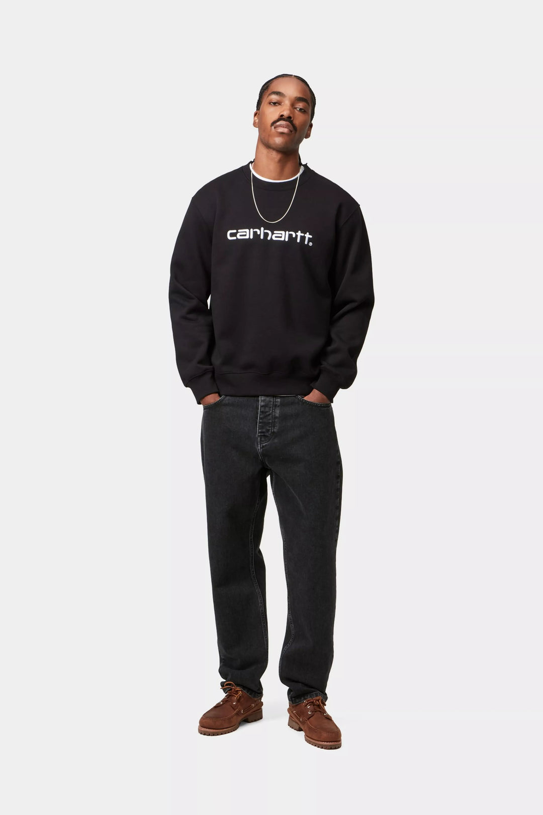NEWEL PANT BLACK STONE WASHED