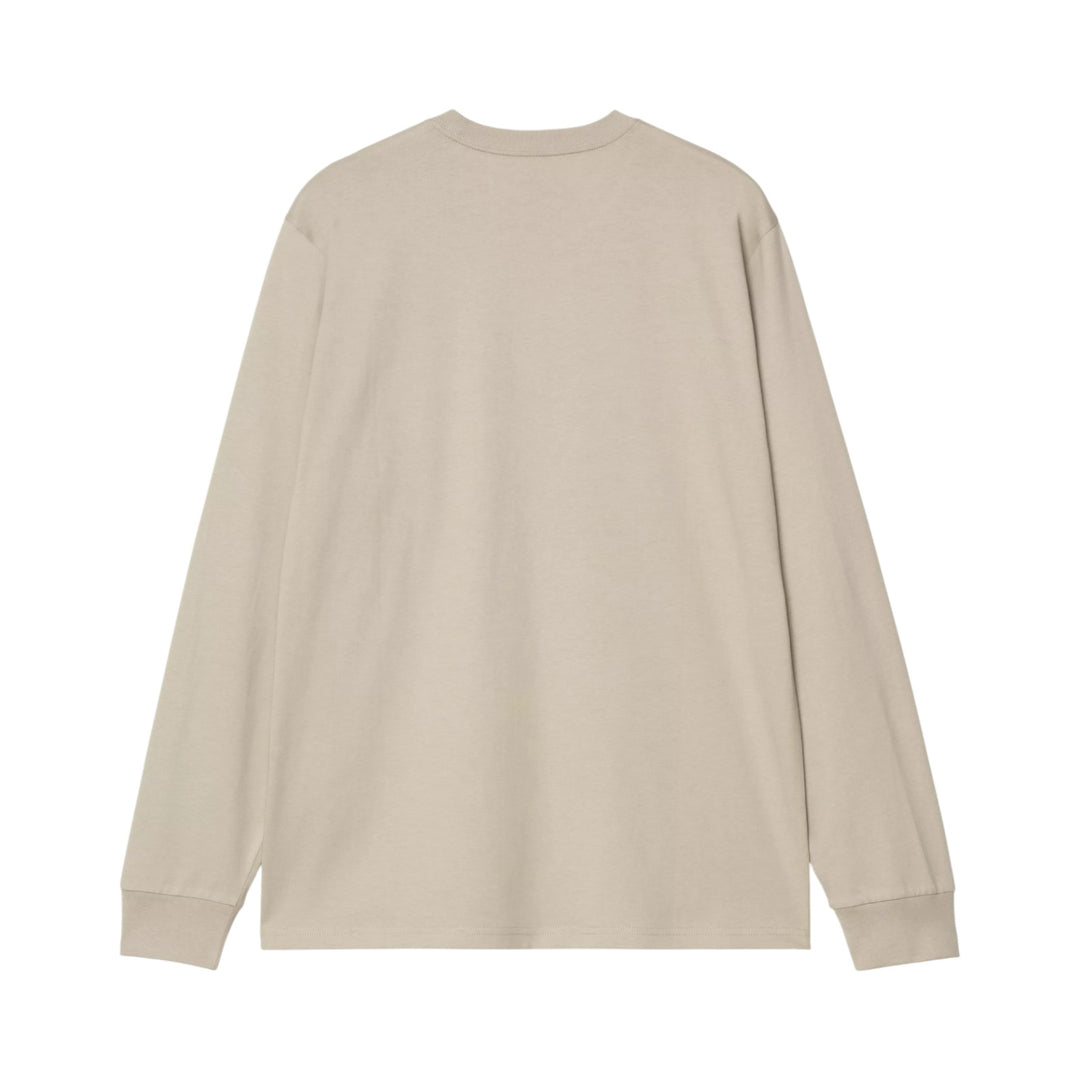 T-Shirt L/S Pocket T-Shirt Puddle Beige