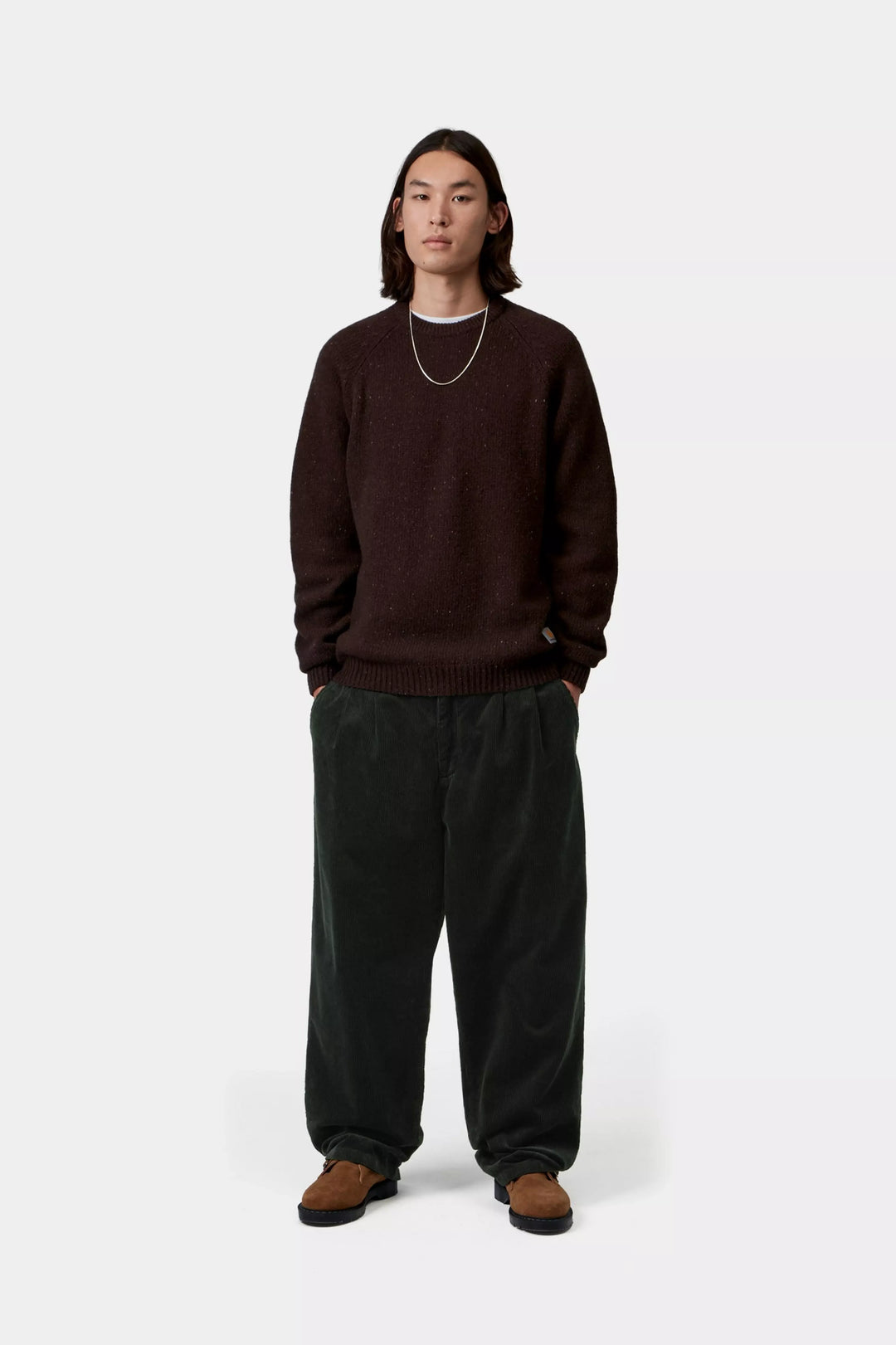 EVAN PANT CORDUROY 9.7 OZ RAVEN RINSED