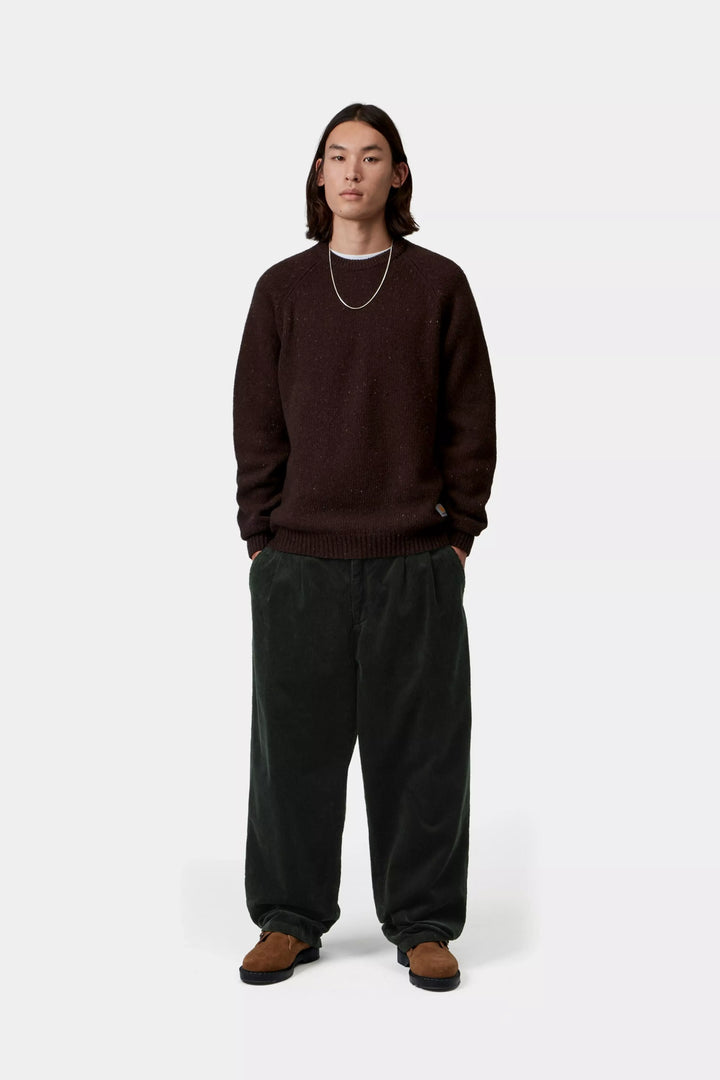 EVAN PANT CORDUROY 9.7 OZ RAVEN RINSED