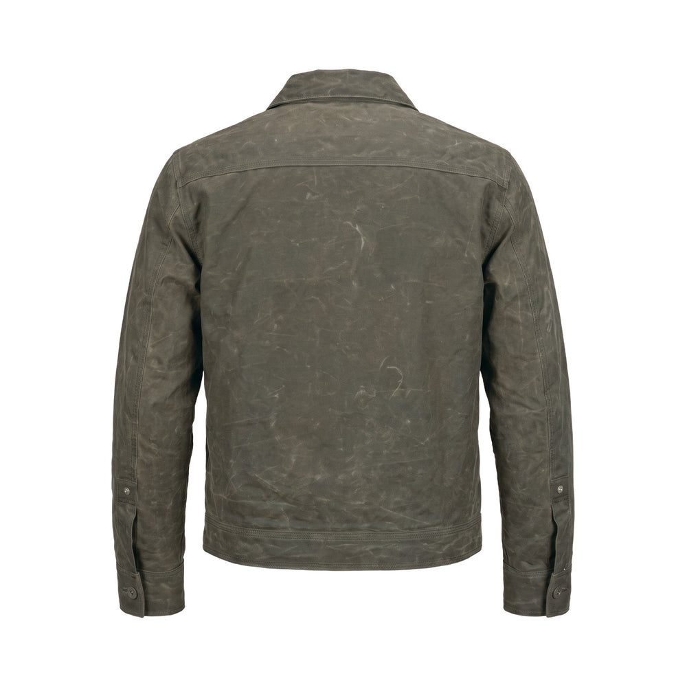 Iron and Resin MECHA WAXED CANVAS JACKET OLIVE Verde - foto 2