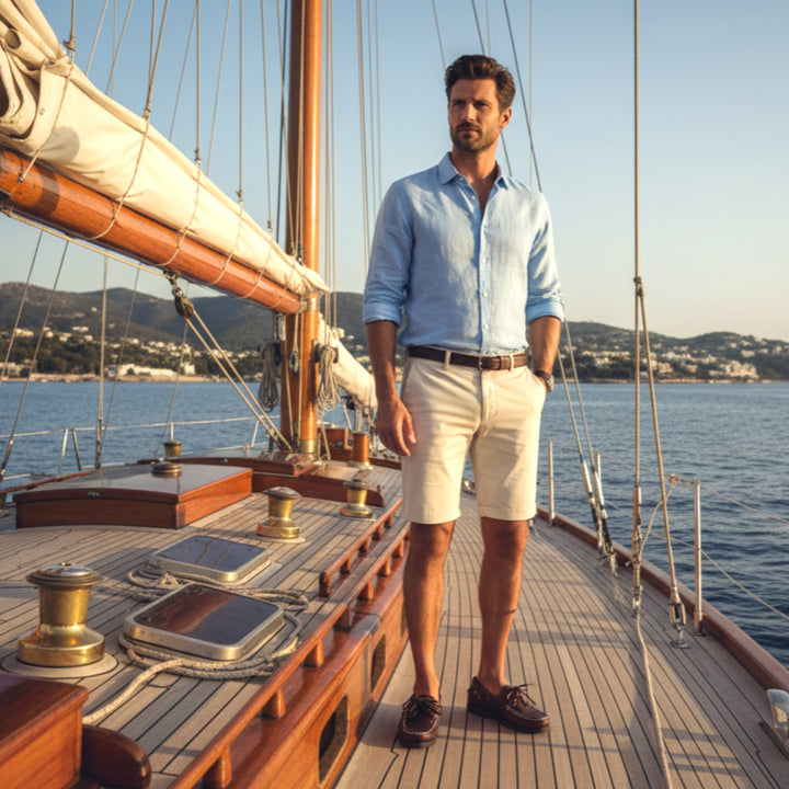 DOCKSIDES PORTLAND WAXED DK BROWN-GUM