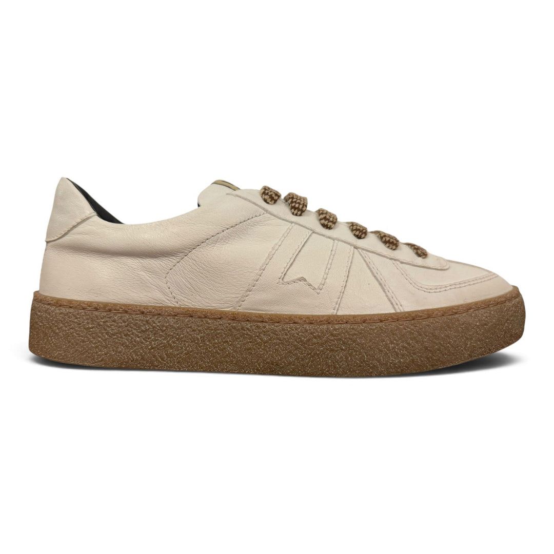 Kazan sneakers in vera pelle bianco Moma