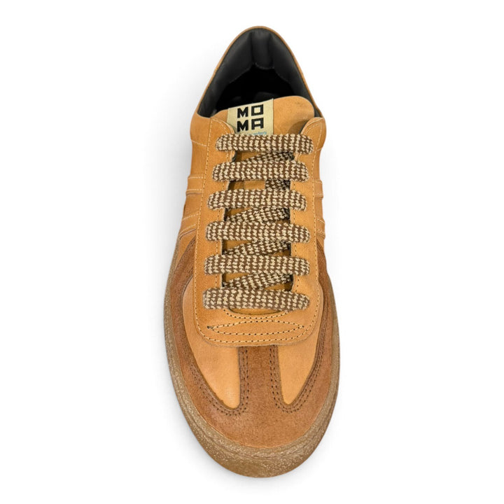 Sneakers Kazan in vera pelle sand Moma