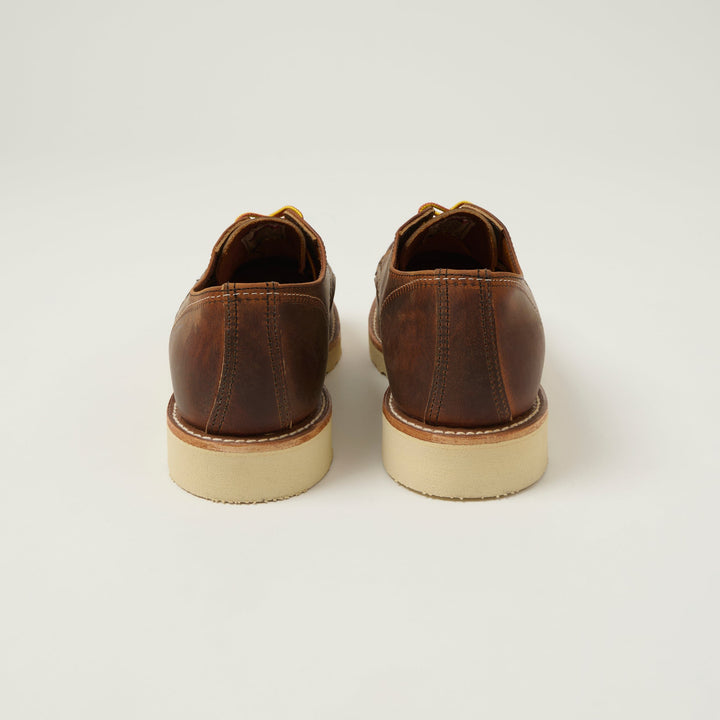 Red Wing Shoes 8077 SHOP MOC OXFORD COPPER BROWN Marrone - foto 6