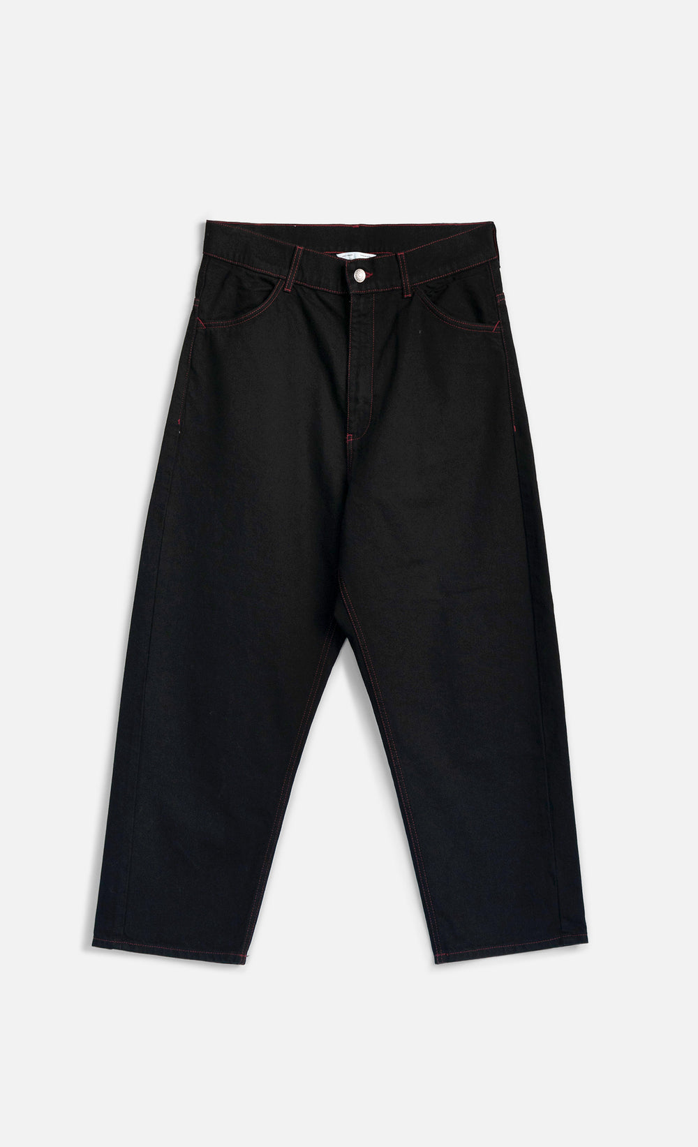 Wooden Jeans Japan Square Pocket Red Circle Black Nero - foto 2